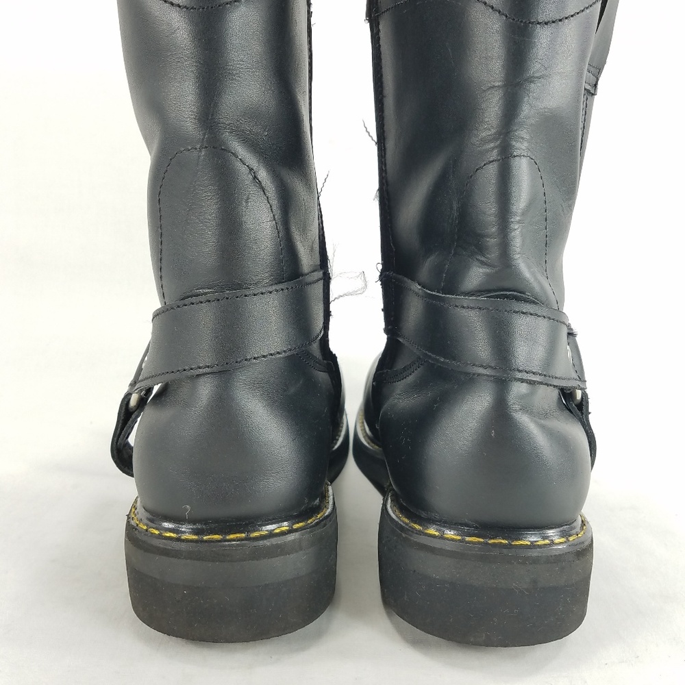 Rom's Mens Motorcycle Steel Toe Safety Work Boots - Picture 5 of 8